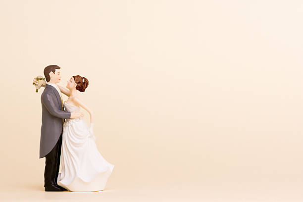 Wedding figurines  wedding cake stock pictures, royalty-free photos & images