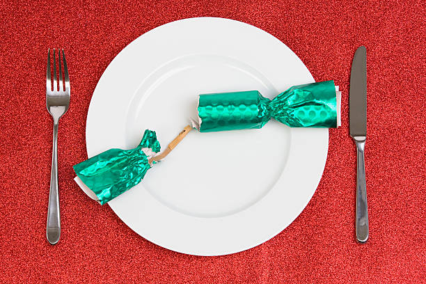 Open christmas cracker  christmas cracker stock pictures, royalty-free photos & images