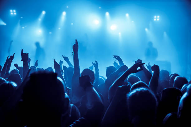 istock Crowd Enjoying At Rock Music Concert 748582047