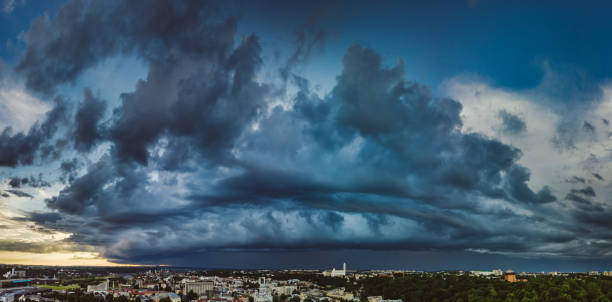 istock Storm Clouds Over City 750524311