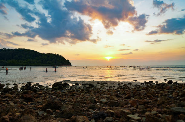 istock Scenic View Of Beach Against Sky During Sunset 750562321