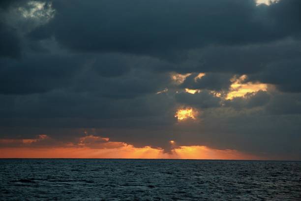 istock Scenic View Of Sea Against Dramatic Sky 752119359
