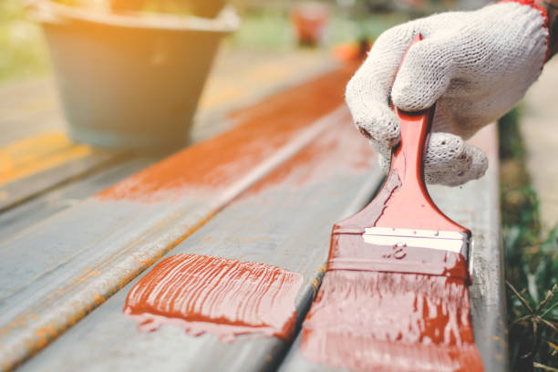 istock Close-Up Of Hand With Paintbrush 755749335
