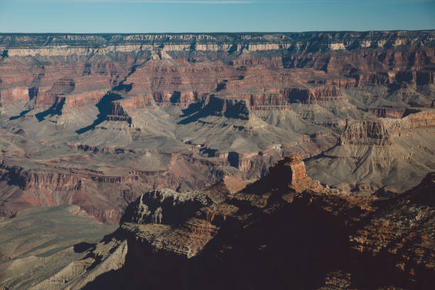 istock Scenic View Of Dramatic Landscape Against Clear Sky 755750065