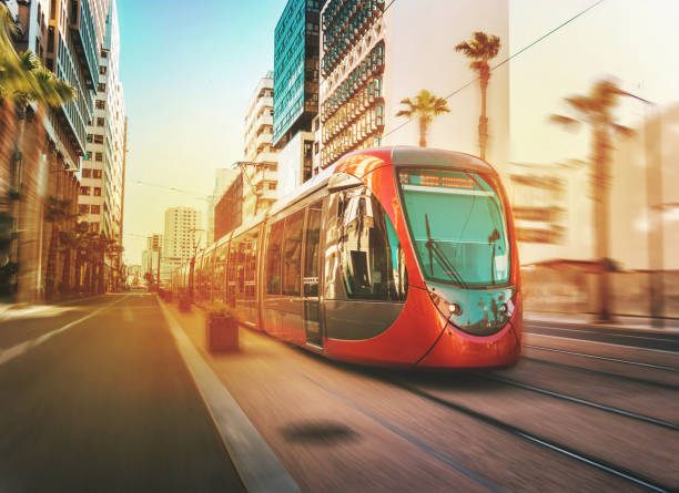 istock Close-Up Of Tram In City 755762995