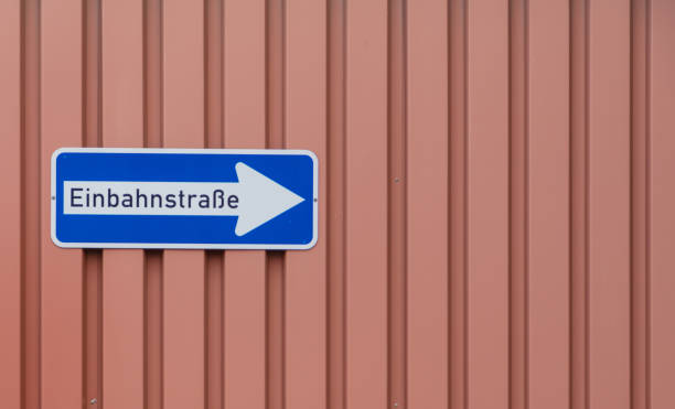istock Close-Up Of Information Sign On Corrugated Iron 758484277
