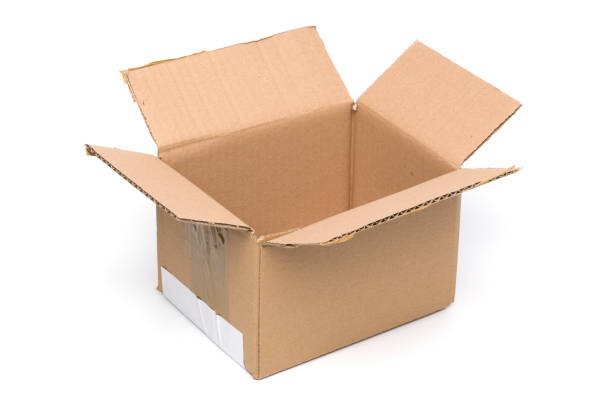 istock Close-Up Of Cardboard Box On White Background 758529993