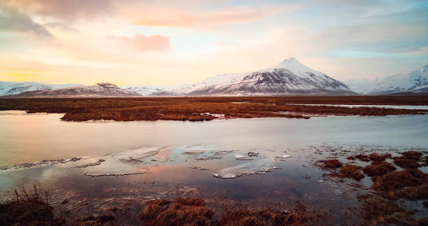 istock Scenic View Of Lake Against Cloudy Sky 758581667