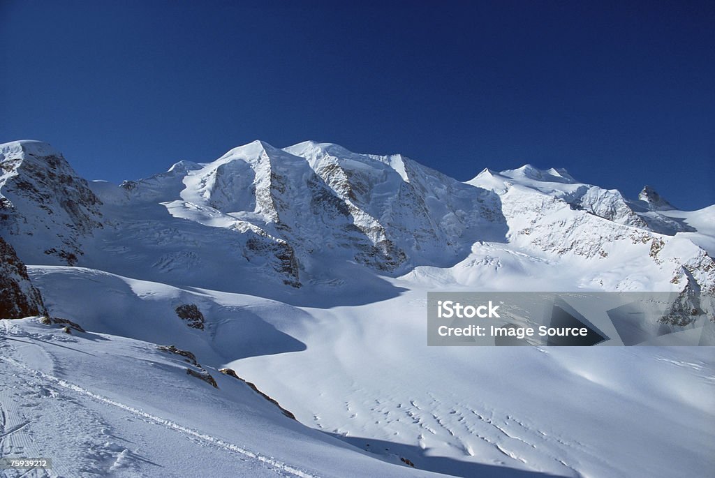 Aletsch glacier  Aletsch Glacier Stock Photo