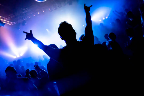 istock Silhouette People At Music Concert 760246905