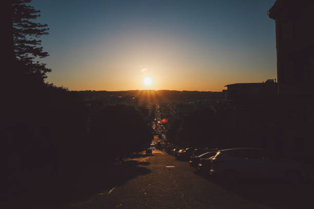 istock Silhouette City Against Sky During Sunset 760335429