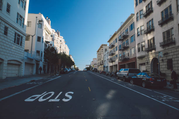 Road In City Against Clear Sky