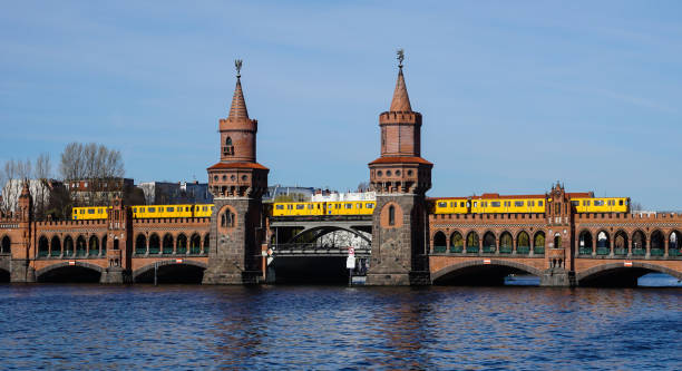 istock Bridge Over River In City Against Blue Sky 760342327