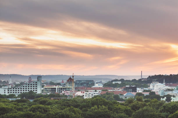 istock View Of Cityscape Against Sky During Sunset 761704575