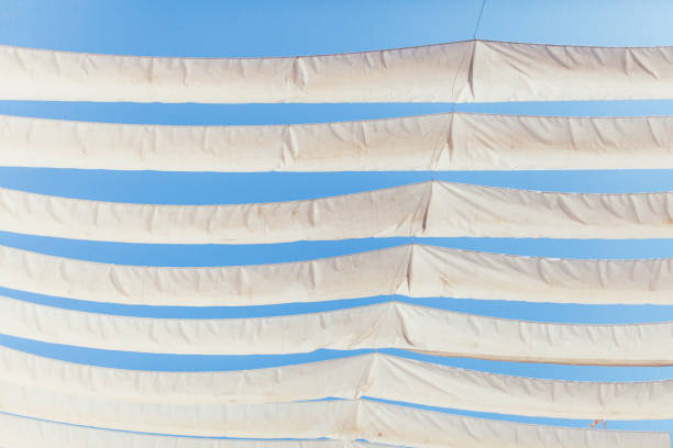 istock Full Frame Shot Of Striped Fabric 763243089
