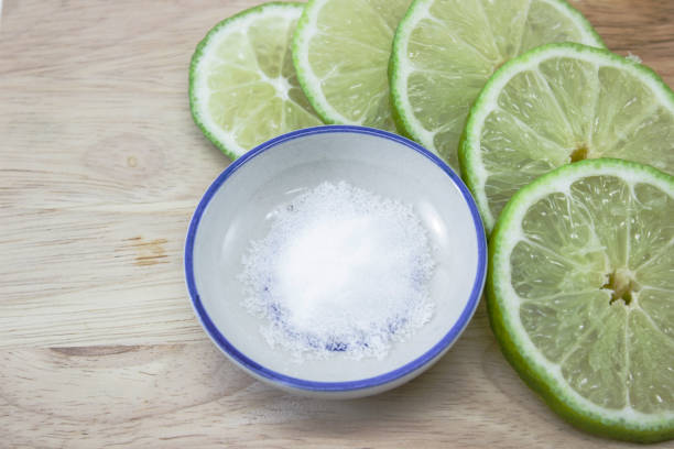 istock High Angle View Of Sugar Water In Bowl By Lemon Slices On Table 763253437