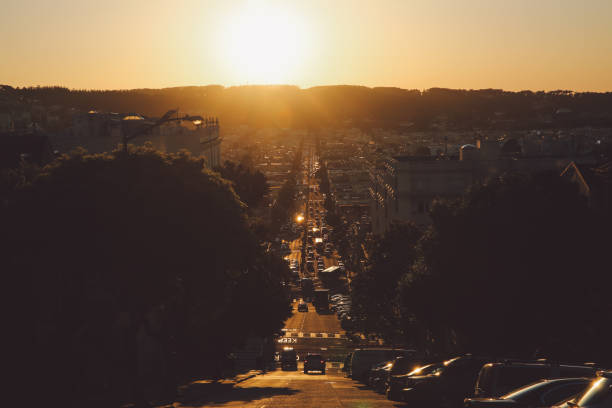 istock Cityscape Against Clear Sky At Sunset 766403277