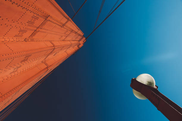 istock Low Angle View Of Bridge Against Clear Blue Sky 766405523
