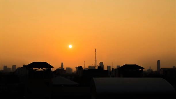 istock Silhouette Of Buildings Against Sky During Sunset 771568979