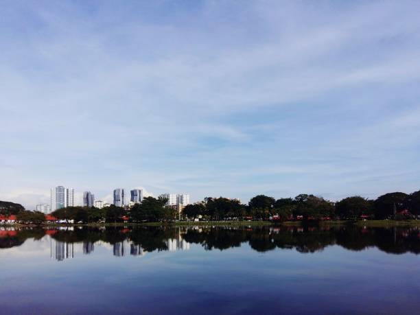 istock Reflection Of Buildings In Water 771578313