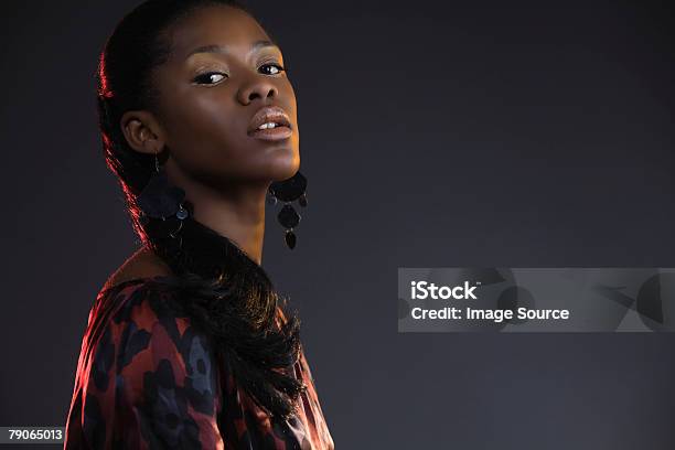 Portrait Of A Young Woman Stock Photo - Download Image Now - Adult, Adults Only, African-American Ethnicity