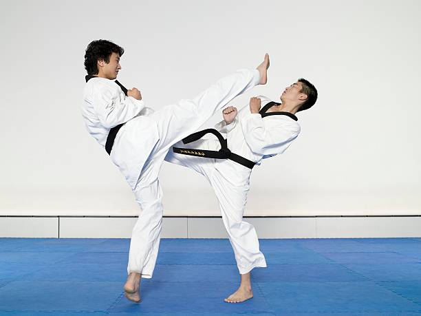 taekwondo - taekwondo fotografías e imágenes de stock