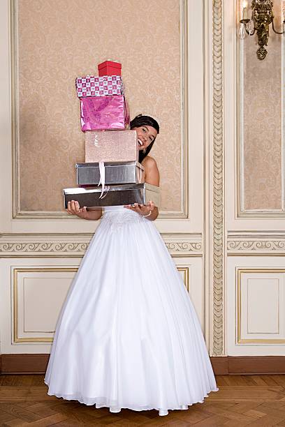Girl with quinceanera gifts  quinceanera stock pictures, royalty-free photos & images