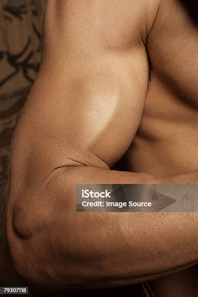 Muscular Arm Stock Photo - Download Image Now - Close-up, Bicep, Muscular Build