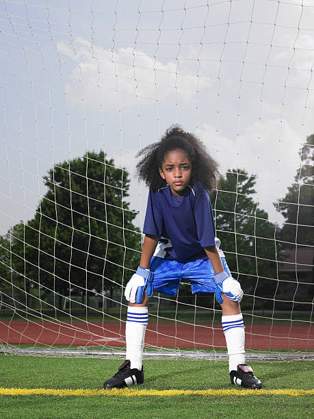 Portrait of a goalkeeper  teen goalie stock pictures, royalty-free photos & images