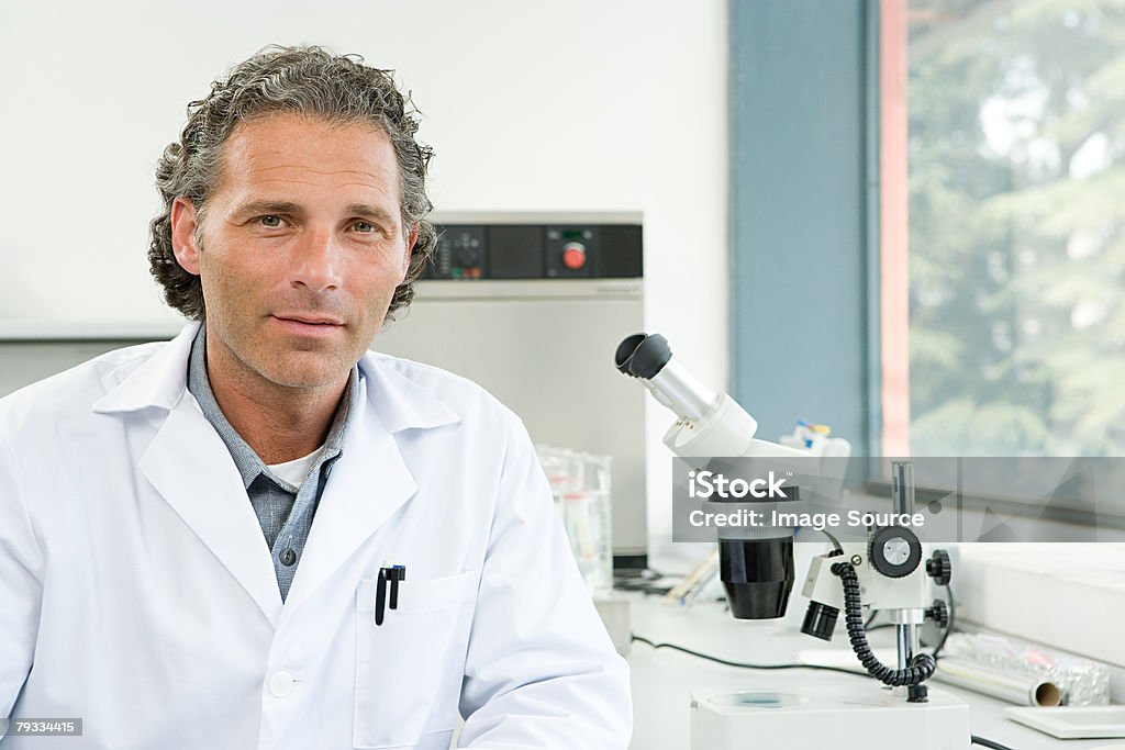 A portrait of a scientist  40-49 Years Stock Photo