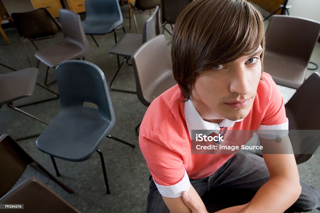 Retrato de um Menino Adolescente - Royalty-free Adolescente Foto de stock