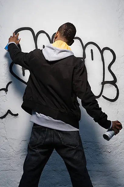 Photo of Graffiti artist