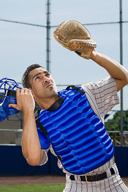 Baseball catcher  Chest Protector stock pictures, royalty-free photos & images