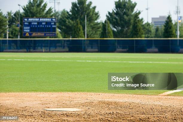 Baseball Field Stock Photo - Download Image Now - Baseball Diamond, Baseball - Sport, Home Base - Sports