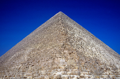 The pyramids of Giza were royal tombs built for three different pharaohs