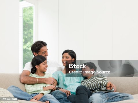 istock Family on sofa 79340240