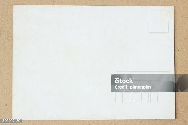 Blank Postcards Isolated In High Resolution Stock Photo - Download