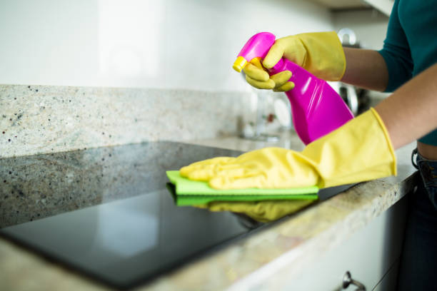 istock Pretty woman doing her house chores 800031498
