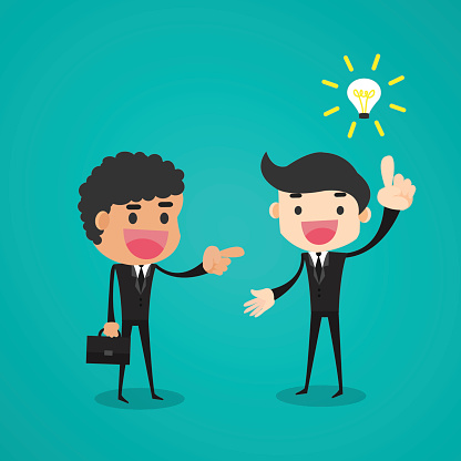 Ilustración de Empresario Obtener Ideas Para Ilustración De Concepto De Trabajonegocio De Dibujos Animados Vector y más Vectores Libres de Derechos de Actividad comercial - iStock Ilustración de Empresario Obtener Ideas Para Ilustración De Concepto De Trabajonegocio De Dibujos Animados Vector y más Vectores Libres de Derechos de Actividad comercial - iStock