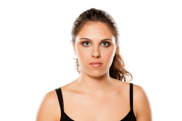 istock young beautiful woman with blue eyes and makeup 800179226