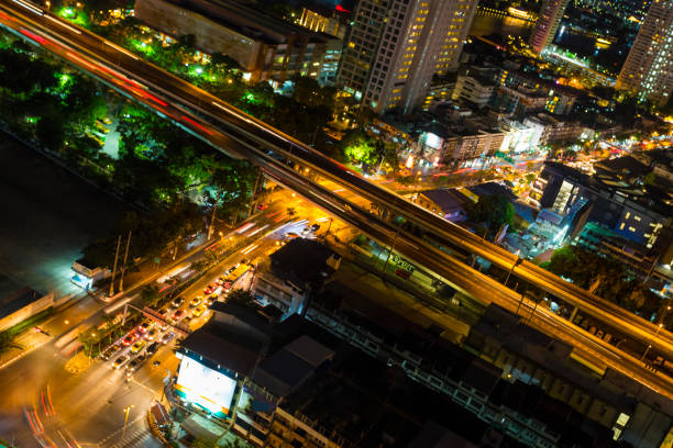istock The Bangkok Skyline During the Night 800223438