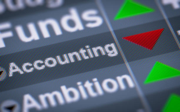 istock The Index of Accounting on The Screen. 800267224
