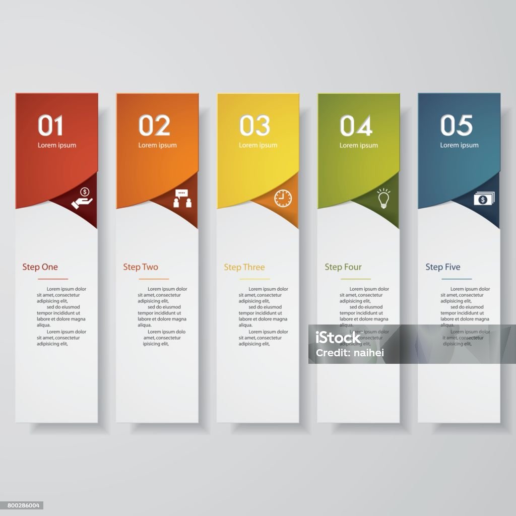 Number Simple Layout Design Design Clean Number Banners Template Graphic Or Website Layout Vector ...