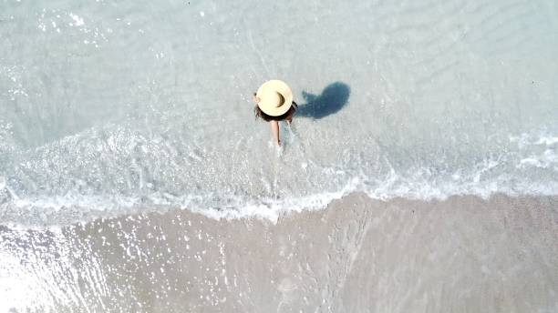 istock woman standing on the caribbean beach 800286442