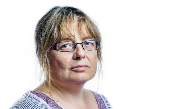 istock Mature woman studio portrait 800286538