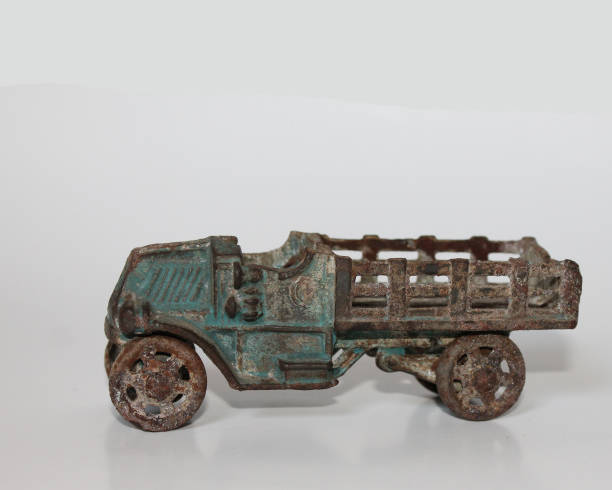 istock Old toy metal car 800296942