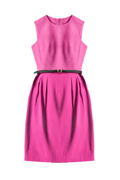 istock Pink dress isolated 800302944