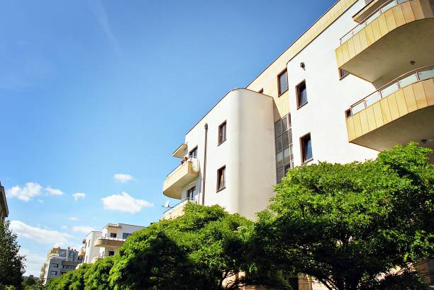 istock Modern, Luxury Apartment Building. Modern apartment house 800306858