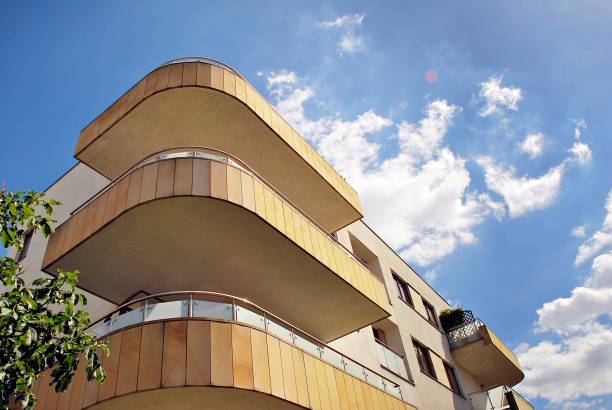 istock Modern, Luxury Apartment Building. Modern apartment house 800313006