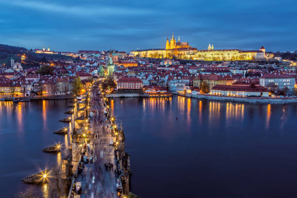 istock The Charles Bridge in Prague, Czech Republic 800316388